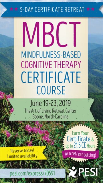 5-Day Retreat: Mindfulness-Based Cognitive Therapy (MBCT) Certificate Course