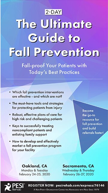 2-Day: The Ultimate Guide to Fall Prevention: Fall-proof Your Patients with Today’s Best Practices