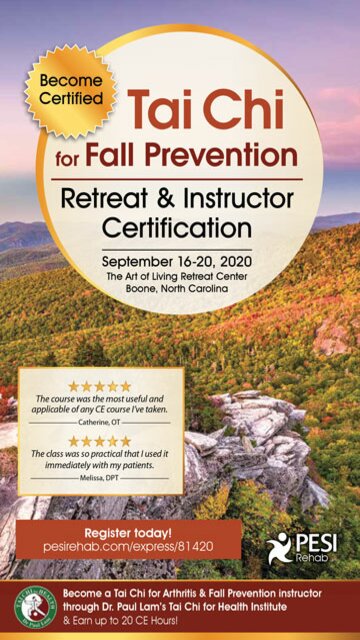 Tai Chi for Fall Prevention Retreat & Instructor Certification