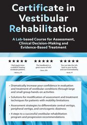 vestibular rehabilitation certification