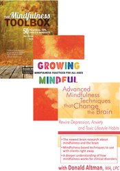 Advanced Mindfulness Techniques + Mindfulness Toolbox Workbook + Growing Mindful Card Deck 