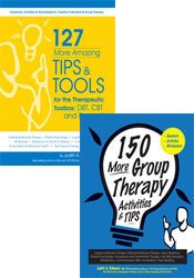 150 More Group Therapy Activities & TIPS + 127 More Amazing Tips and Tools for the Therapeutic Toolbox