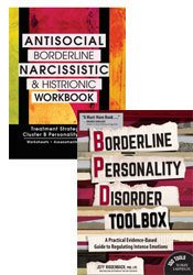 Borderline Personality Disorder Toolbox + Antisocial, Borderline, Narcissistic and Histrionic Workbook
