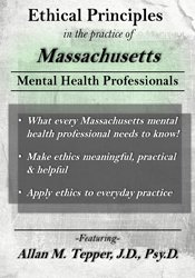 Ethical Principles in the Practice of Massachusetts Mental Health Professionals