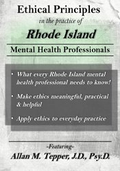 Ethical Principles in the Practice of Rhode Island Mental Health Professionals