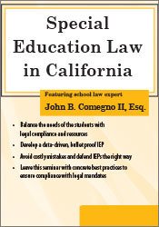 Special Education Law in California