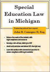 Special Education Law in Michigan