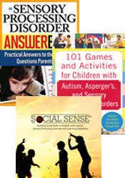 The Sensory Processing Disorder Answer Book + Social Sense + 101 Games: 3-Book Bundle