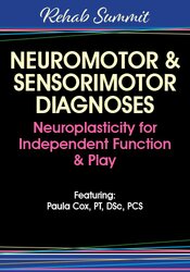 Neuromotor & Sensorimotor Diagnoses: Neuroplasticity for Independent Function & Play