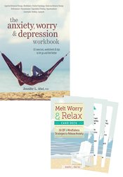 Managing Anxiety and Worry Workbook & Card Deck Bundle