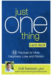 Just One Thing Card Deck 