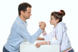 Against her dad's will