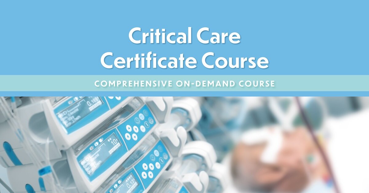 Critical Care Certificate Course