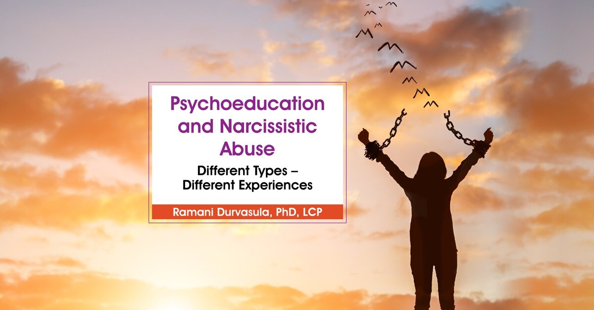 Psychoeducation and Narcissistic Abuse: Different Types – Different Experiences 2