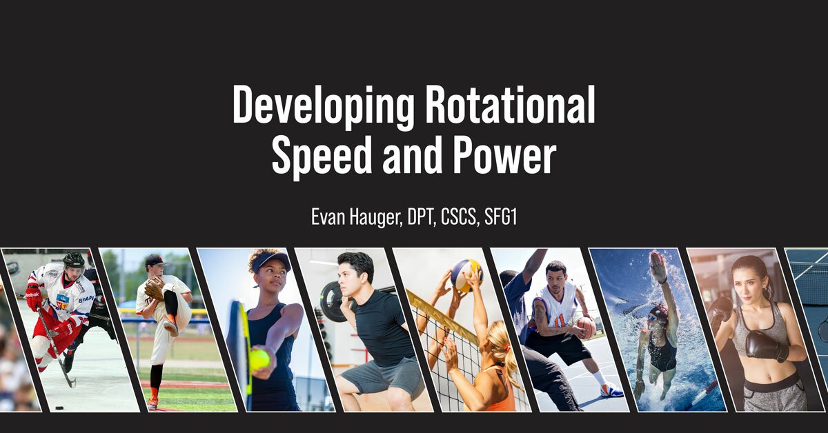 Developing Rotational Speed and Power